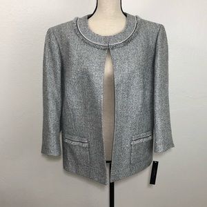 NWT Tahari Zackary Grey Jacket